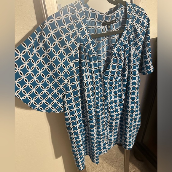 Adrienne Vittadini blouse 2X - Picture 4 of 7